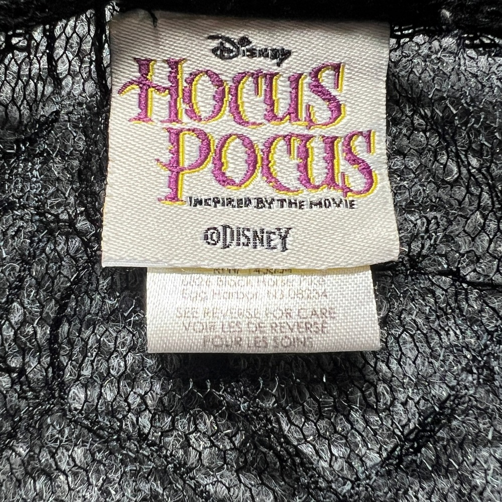 Disney Hocus Pocus Amuck Tank Top Lace Spiderweb Back Small Black - Picture 4 of 10